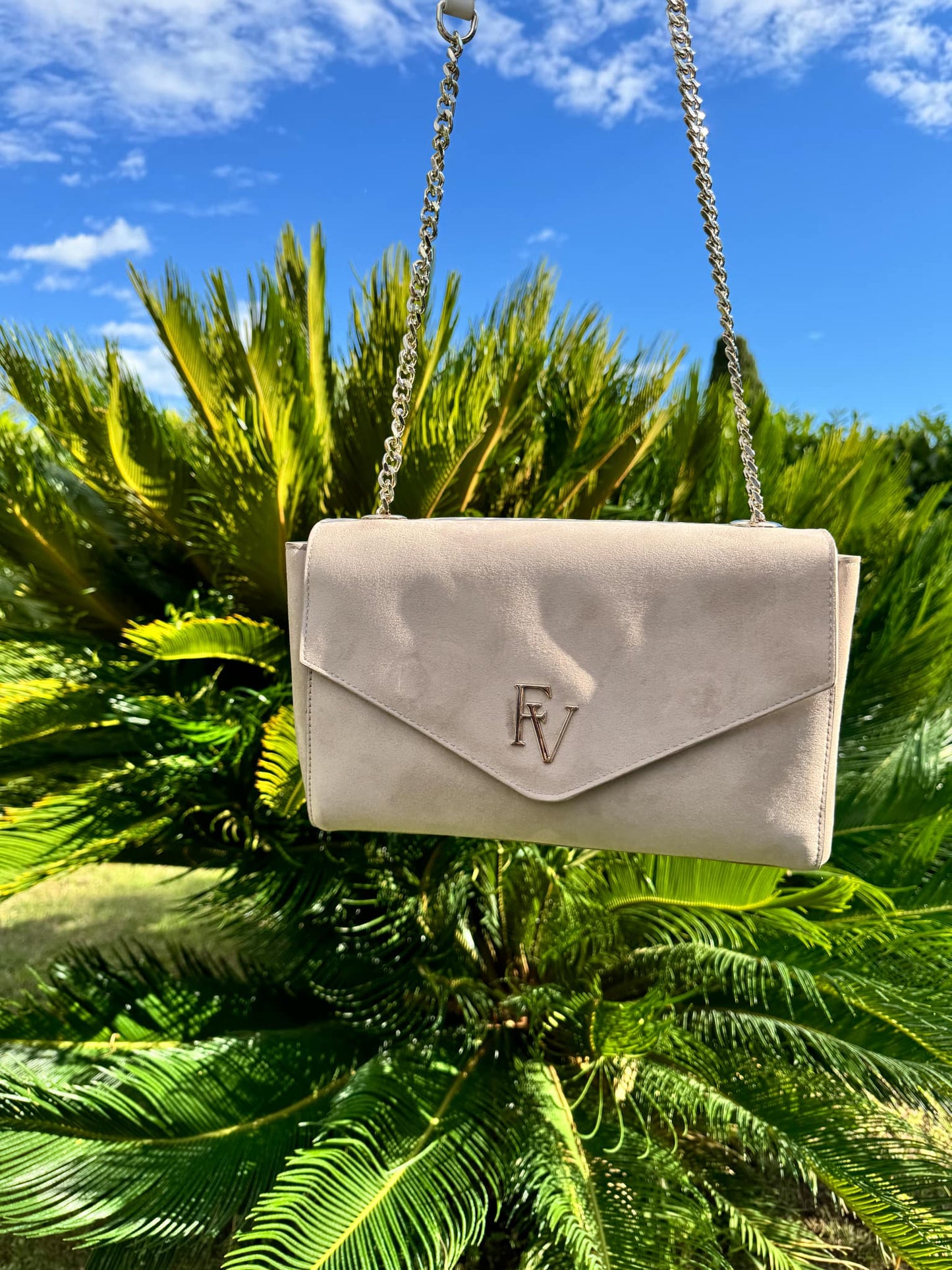 Sac à bandoulière, Collection Livianna, Crème et Greige