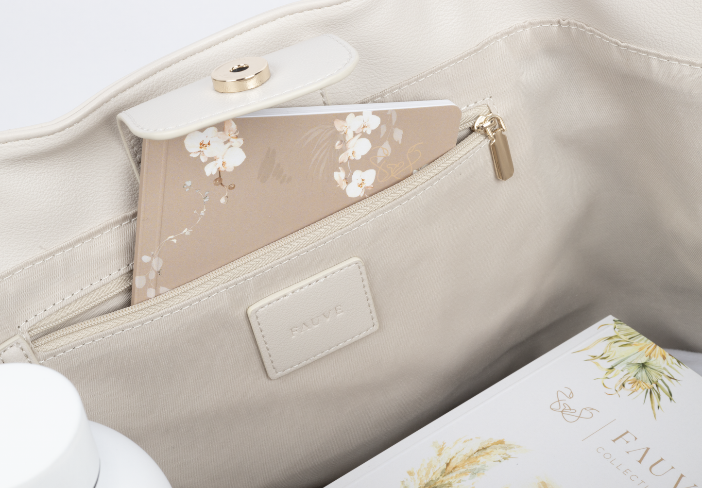 Sac Fourre-Tout tote PURE greige