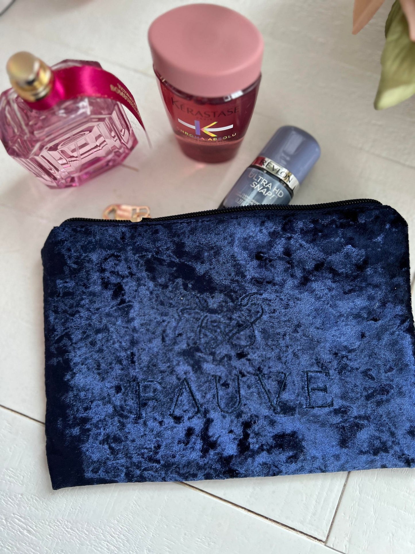 Pochettes en velours