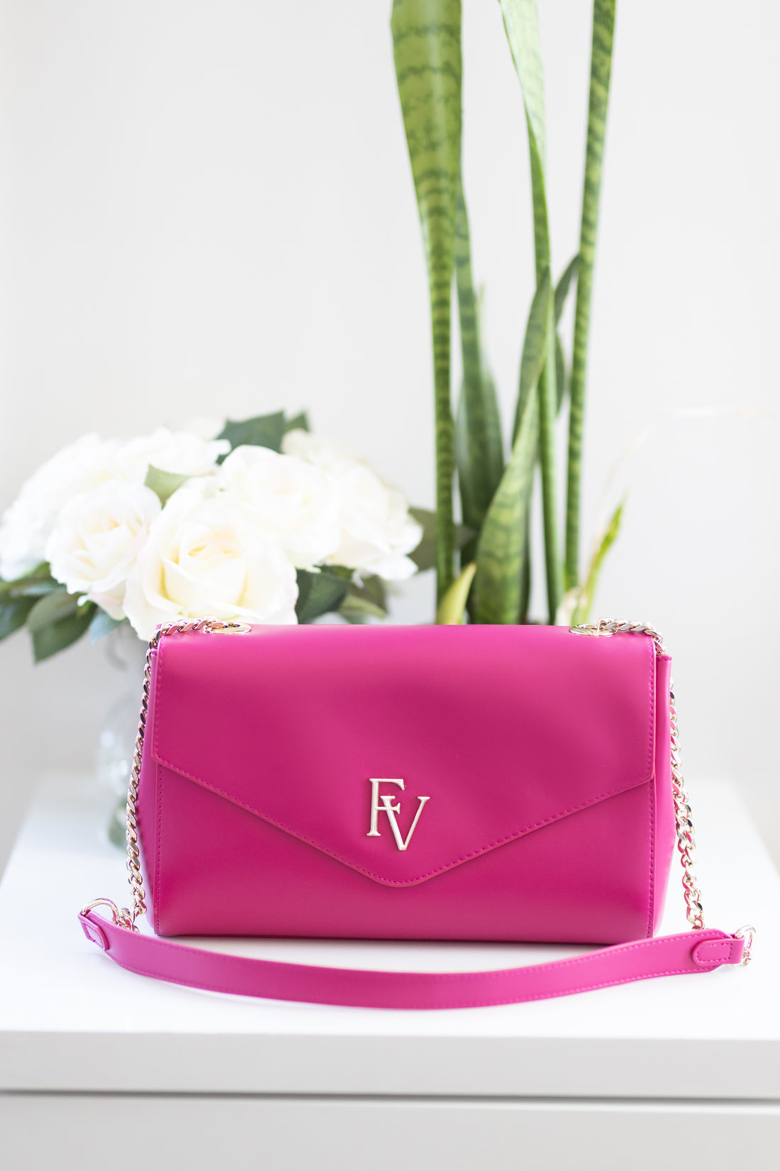 Sac à bandoulière, Collection Livianna,  Rouge et Rose