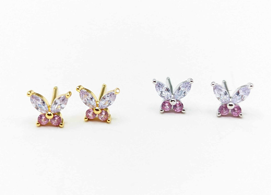 Boucles d'oreilles Papillons