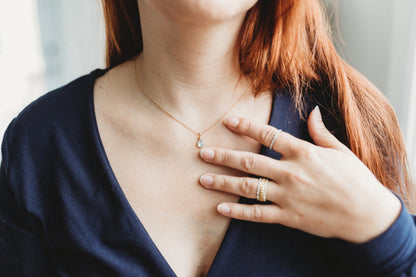 Bague vintage trois rangées