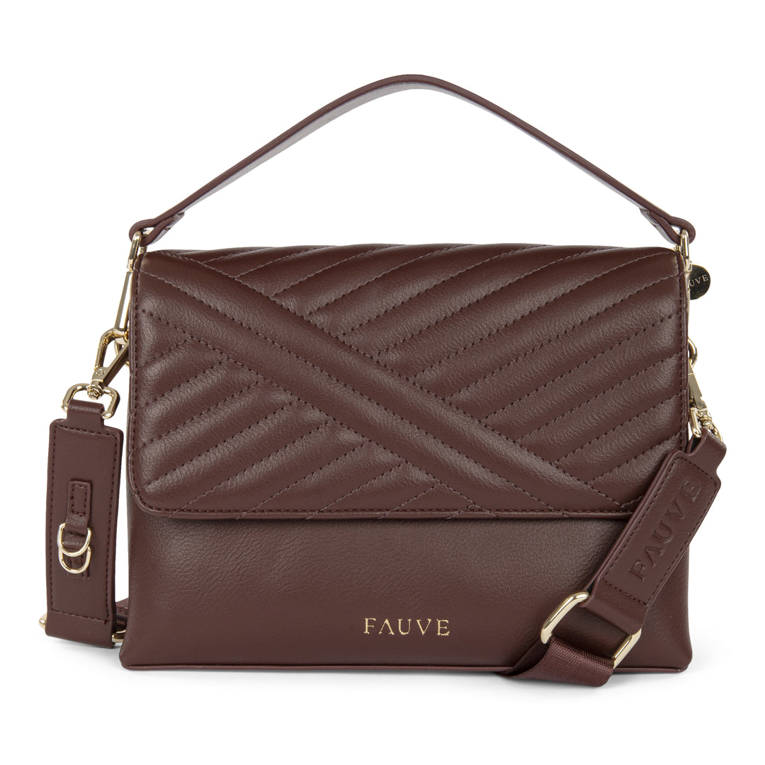 Sac à bandoulière Bourgogne Bugatti x Fauve