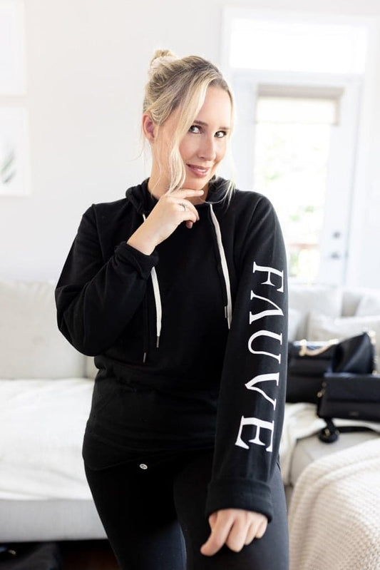 Chandail hoodie Double Cordons