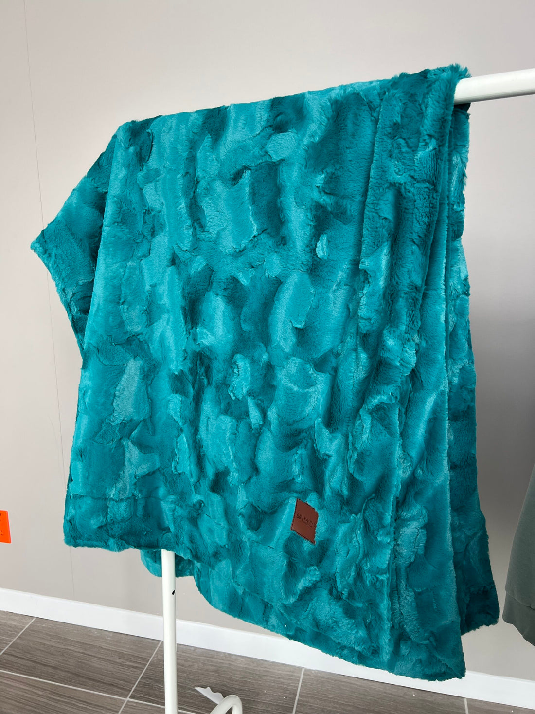 Couverture adulte turquoise