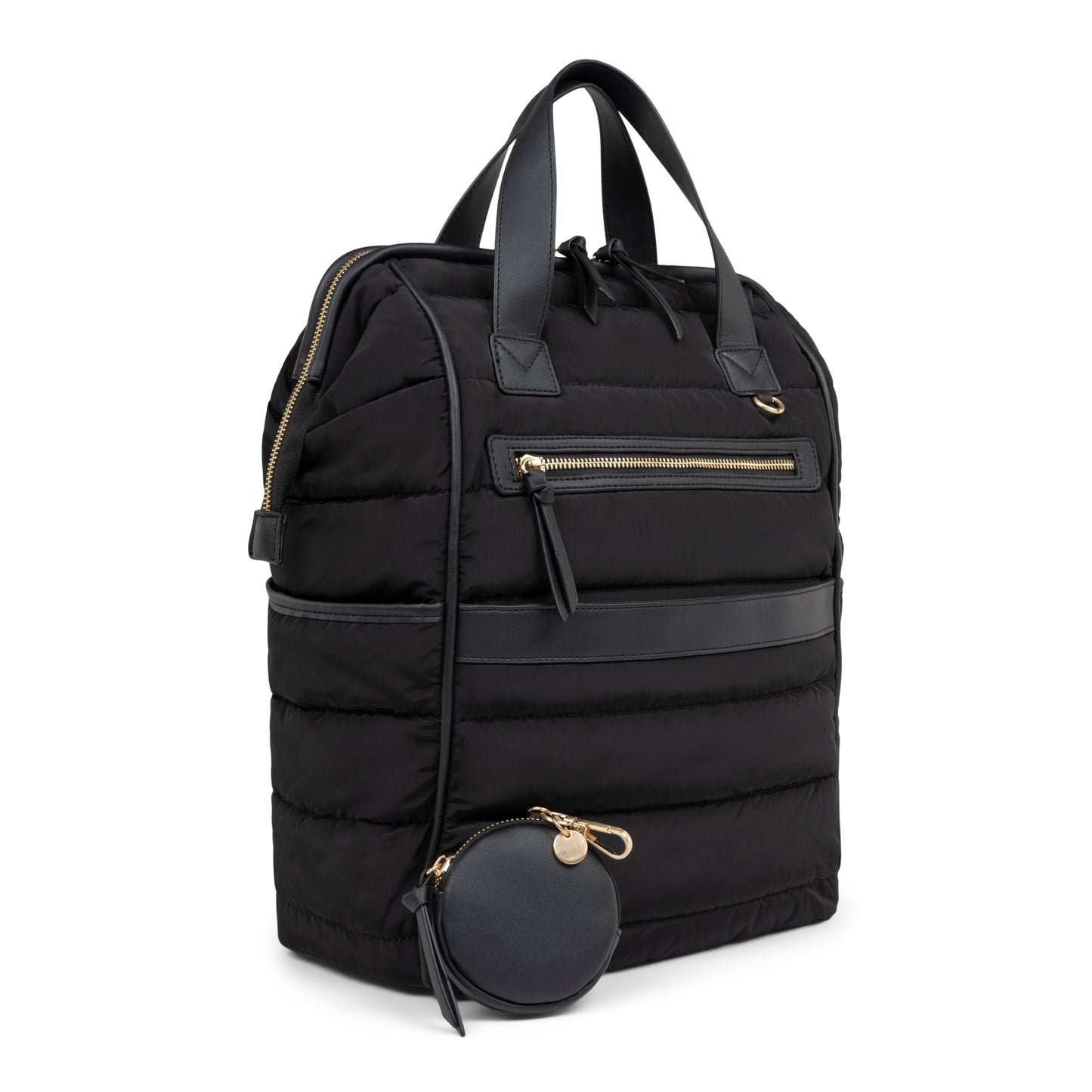 Sac à dos matelassé noir