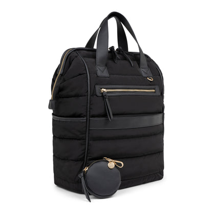Sac à dos matelassé noir